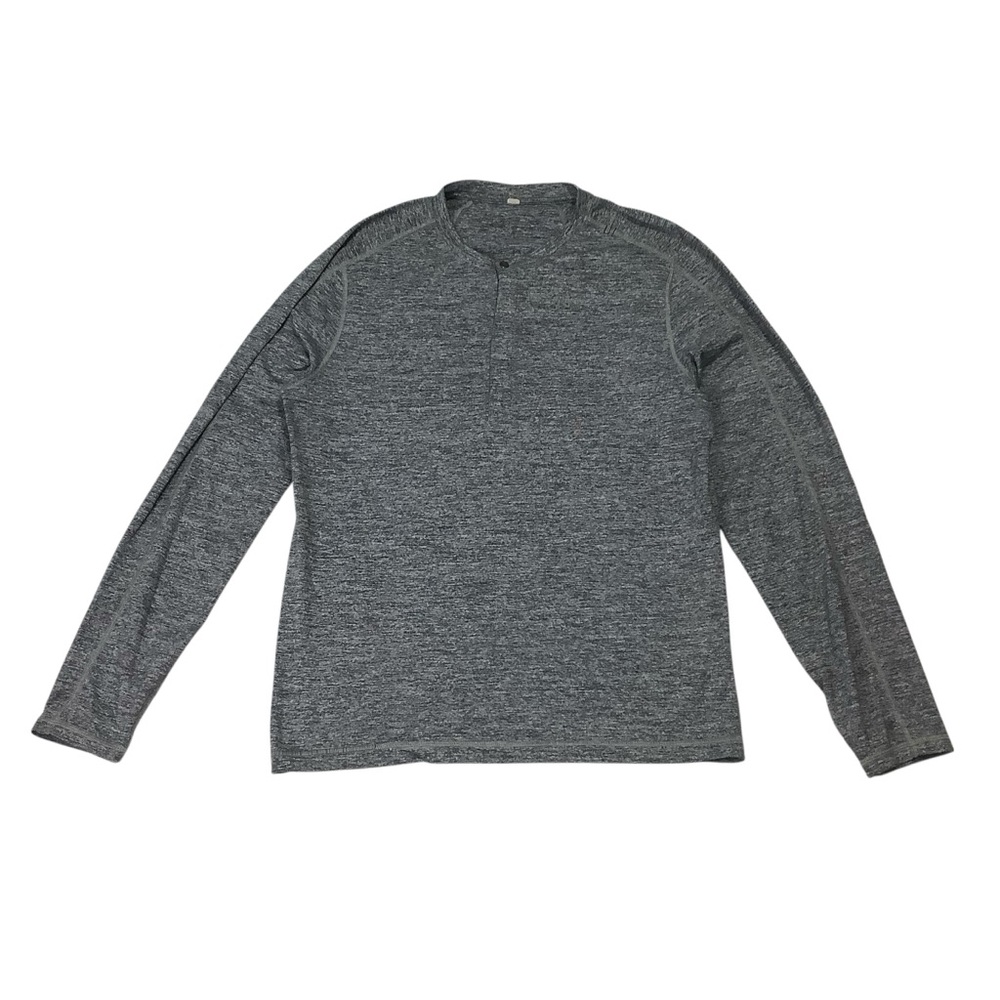 Lululemon Henley Sz Large Charcoal